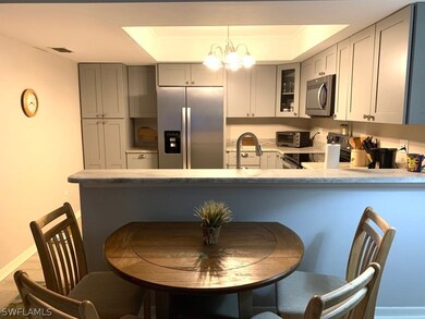 Breakfast bar and dining area.