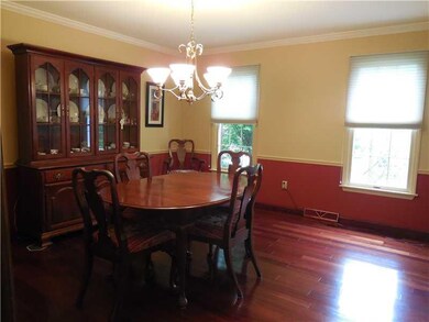 Dining Room. Beautiful Cherry Hardwood Floors, Cha