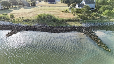 Aerial view from the water