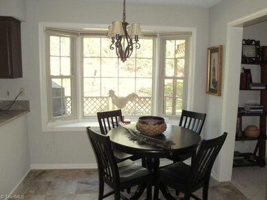 You'll enjoy starting the day in this sunny spot, watching the birds through the big bay window!