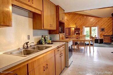 Kitchen to dining and living rooms