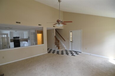 Great room looking into kitchen