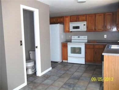 Kitchen with pretty tile flooring...