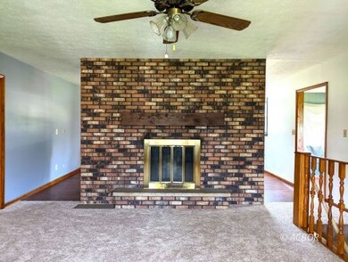 Wood fireplace