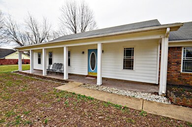 Covered front porch