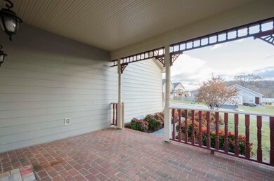 Covered front porch