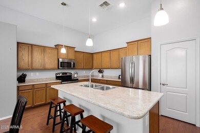 Kitchen with Granite Counters