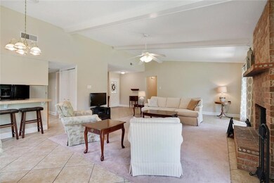 Spacious family room.