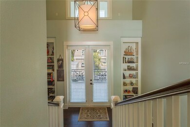 Entering from front door