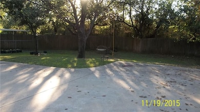 Fenced backyard featuring a patio area