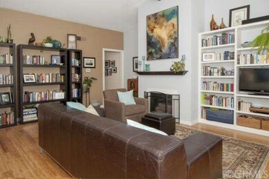 Living Room with Built in Book Shelf 