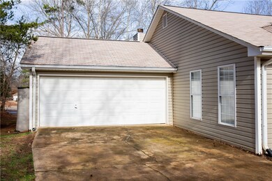 Oversize 2 car garage with interior entrance