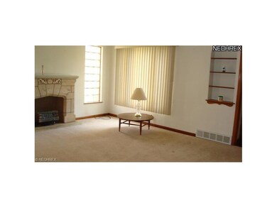Large Living Room with Fireplace. All window treat