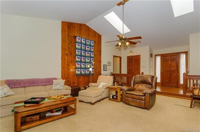 Skylights allow abundant natural light to fill the