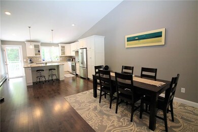 Kitchen Dining room from front entrance