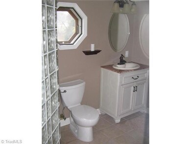 Bath. Upstairs Bath with Tile Shower and Walk in Closet