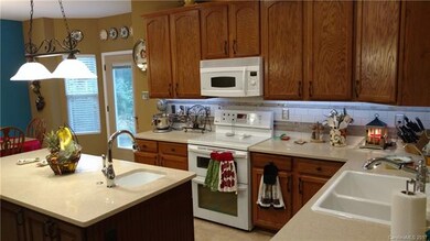 Beautiful Kitchen features large island with Prep 