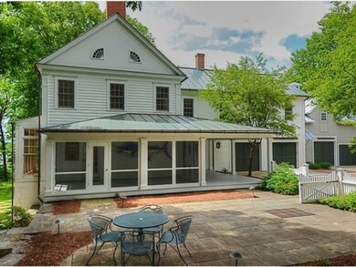Grand covered porch