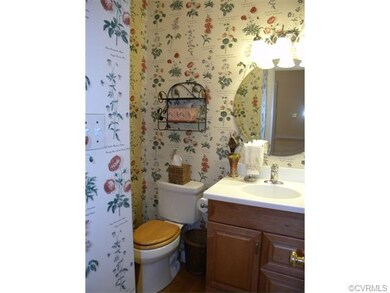 Powder room on first floor