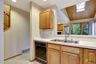 Open to living & dining area