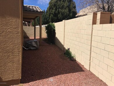 Rear walled yard