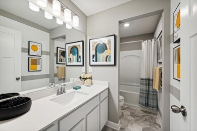 Picture of previously completed model home.