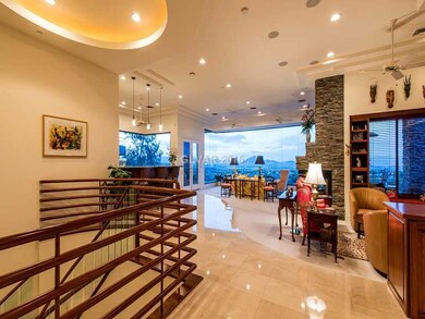 Entry Hall. Floor to ceiling glass through out the