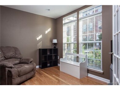 First floor office with attached full bath.  Could