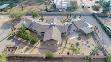 Aerial Rear of Home