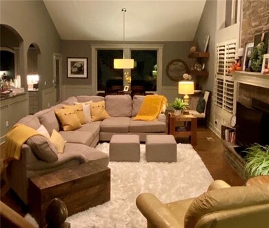 As you enter the home, you peer into the main-leve