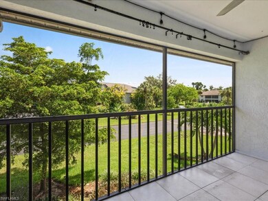 Balcony featuring ceiling fan
