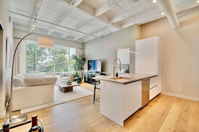 Kitchen + Living Room