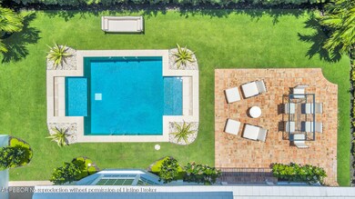 Birds eye view rear yard