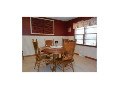 Spacious eat in kitchen.