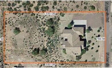 Aerial View with Lot Dimensions