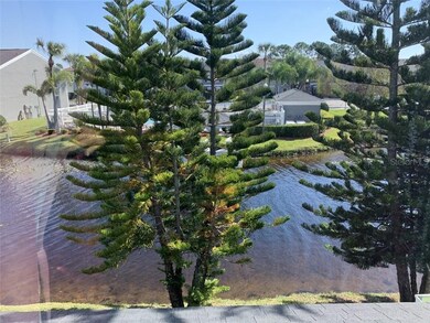 View of the pool from the master bedroom