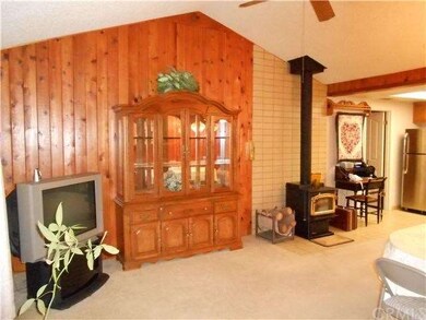 Family Rm/Dining Rm with tongue & groove pine wall