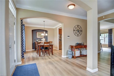 and Dining room to the left