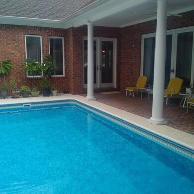 Covered Porch around pool