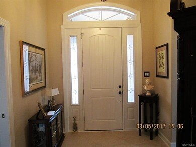 Foyer entrance - Door is standard, but flooring is