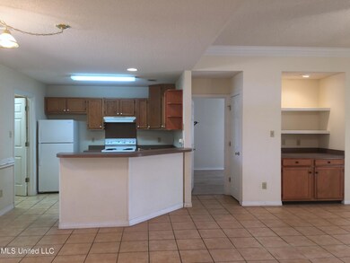 Living Area & Kitchen