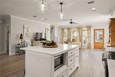 living/dining open concept/kitchen
