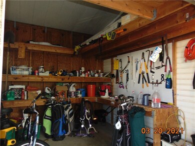 Plenty of storage room for all the tools, toys, an