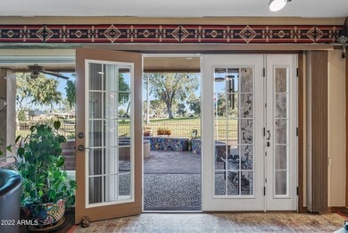 Family Room Golf Course View thru French