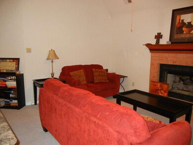 with fireplace