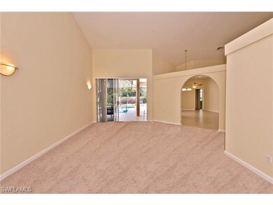 Living Room opening to Lanai Space.