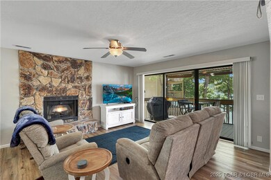 Cozy living room with fireplace.  You can have an