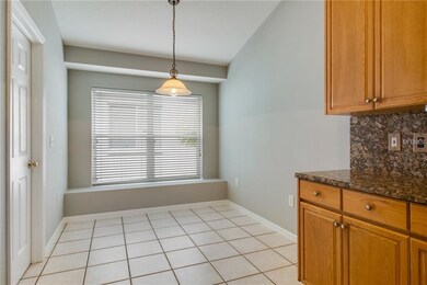 Kitchen Nook w/Vaulted Ceiling and Pendant Lightin