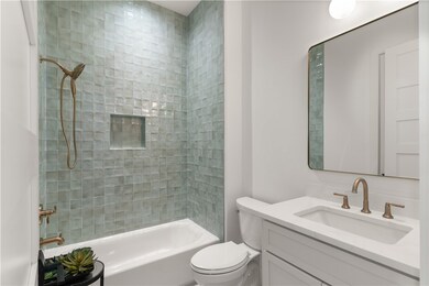 Full bath for guest on first floor