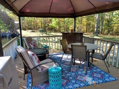Deck with cover installed